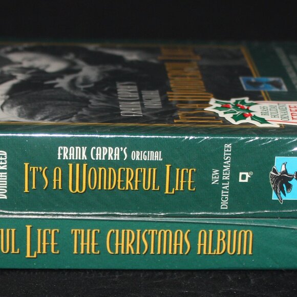 It's A Wonderful Life Factory Sealed VHS | Music Cassette | Ornament - Picture 3 of 3